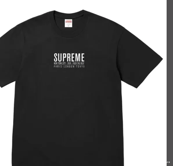 Black TEE Paris L White and M XL S 0818